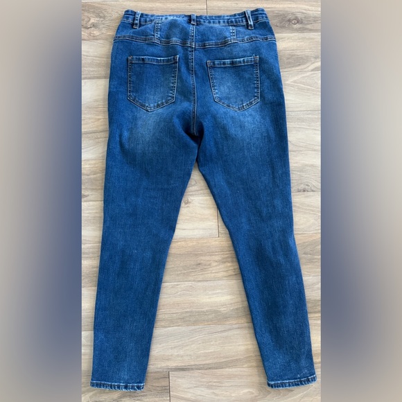 WOMENS Highway Jeans Ripped Jeans Size 7/8 - Picture 2 of 6